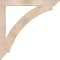 Ekena Millwork Thorton Traditional Smooth Bracket, Douglas Fir, 3 1/2"W x 38"D x 38"H BKT04X38X38THR01SDF - alternate 4